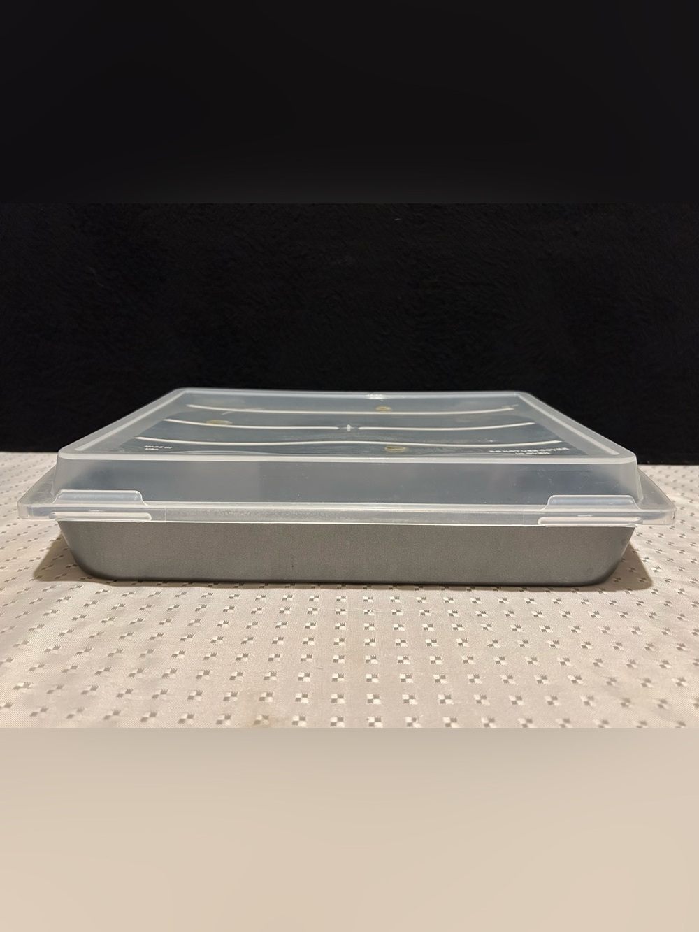 Set Of 2 Mainstays Non Stick13 Inch X 9 Inch Rectangular Covered Cake Pan